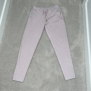 Mens Alphalete Joggers, size M, slim fit, super comfy, pink color